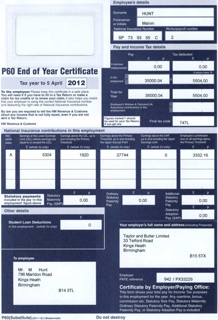 l mailer p60 11 12